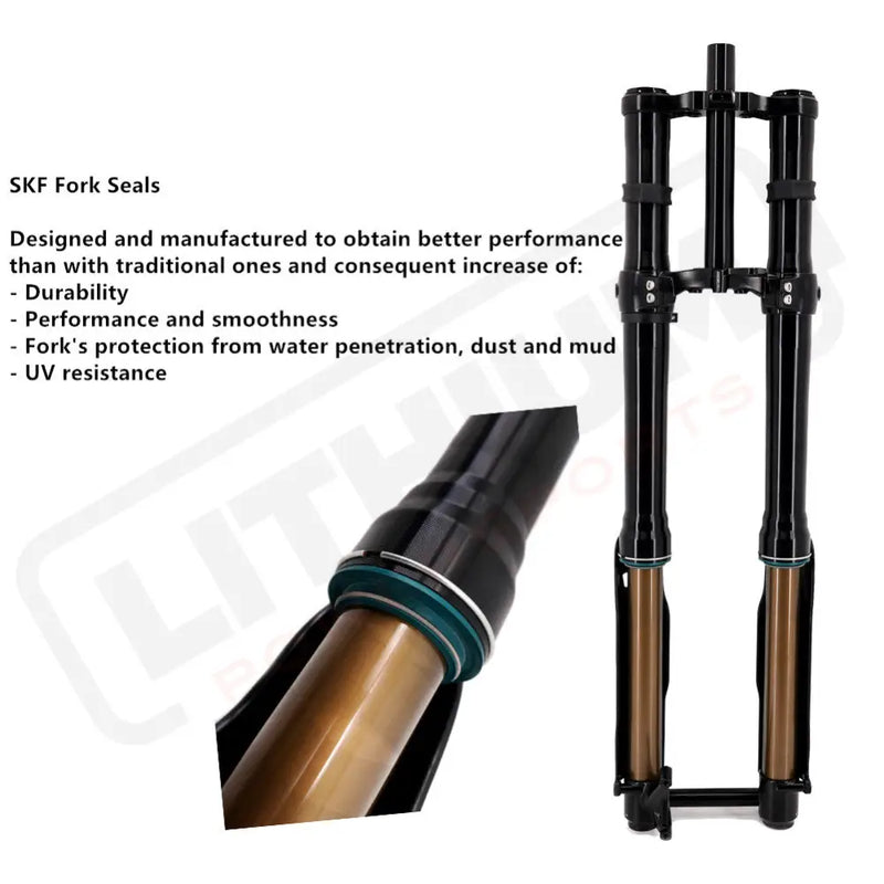 KKE 37MM Aluminum Front Fork Suspension Kit Fit SURRON Light Bee E-Ride Pro-SS Talaria Sting MX3/MX4/R - E-Motor