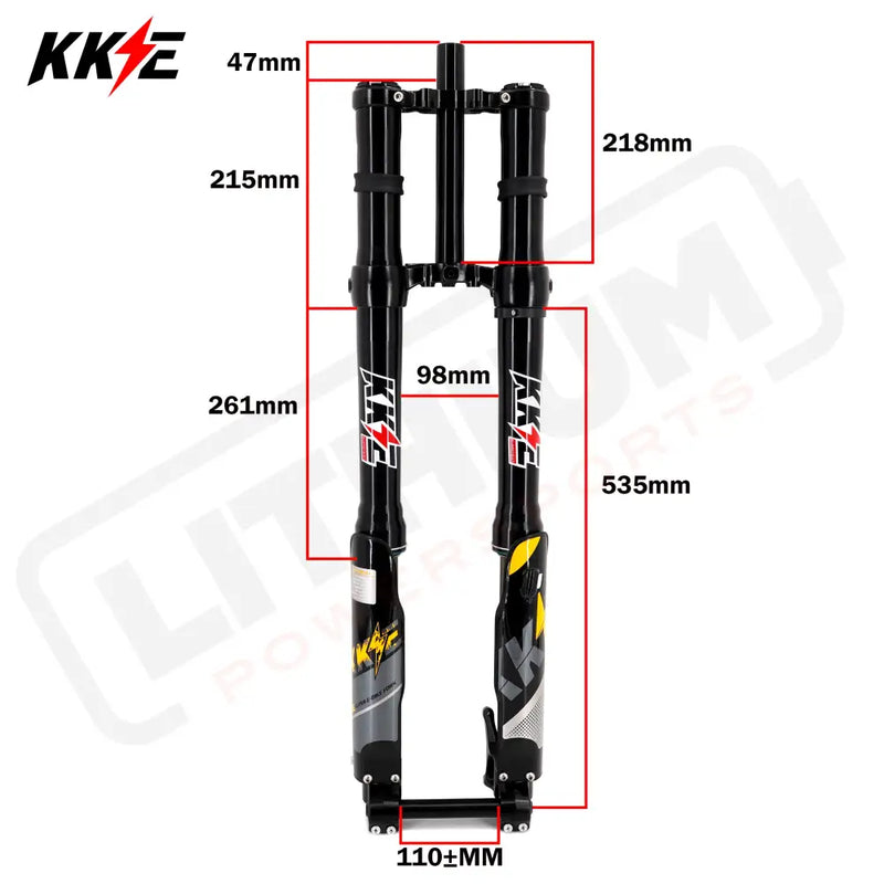 KKE 37MM Aluminum Front Fork Suspension Kit Fit SURRON Light Bee E-Ride Pro-SS Talaria Sting MX3/MX4/R - E-Motor