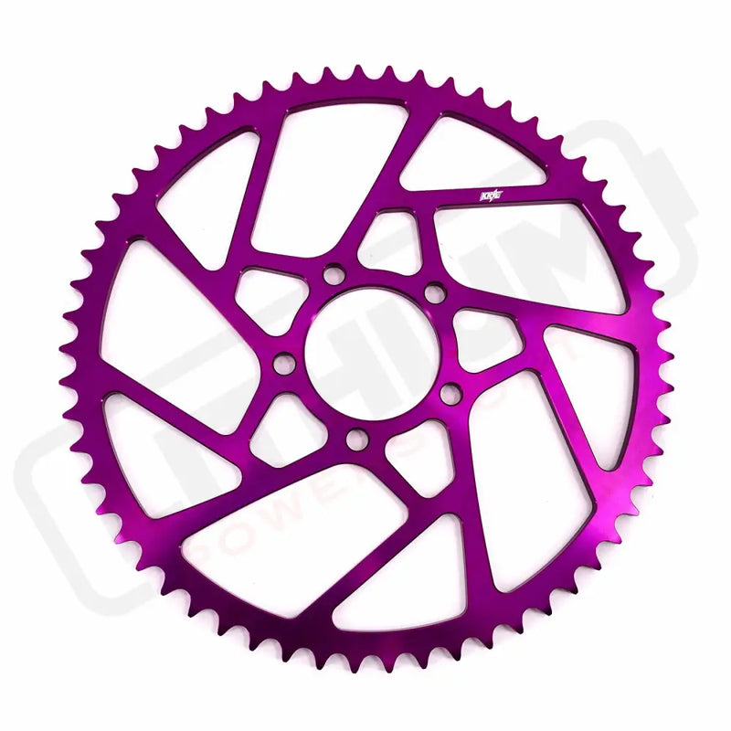 KKE 58T Aluminum Sprocket For SurRon Light Bee-X For Segway For Rawrr Mantis X (.) - Purple - E-Motor Parts