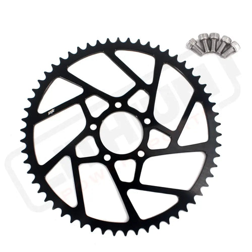 KKE 60T Aluminum Sprocket For SurRon Light Bee-X Rawrr Mantis X E-Ride Pro SS (.) - Black - Sprocket