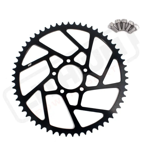 KKE 60T Aluminum Sprocket For SurRon Light Bee-X Rawrr Mantis X E-Ride Pro SS (.) - Black - E-Motor Parts
