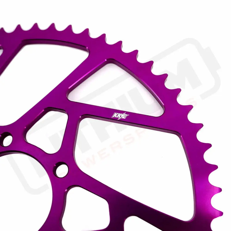 KKE 60T Aluminum Sprocket For SurRon Light Bee - X, Rawrr Mantis X, E - Ride Pro SS (Collective) - Lithium Powersports