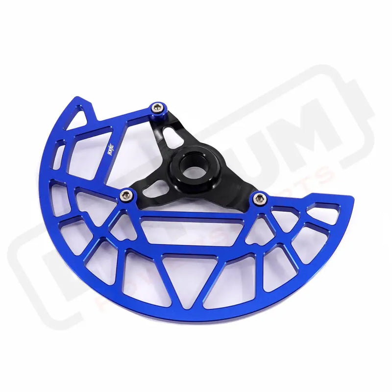 KKE Aluminum Front Brake Disc Guard Fit SURRON Light Bee-X and RAWRR Mantis Mantis X 2019-2024 (.) - Blue - E-Motor