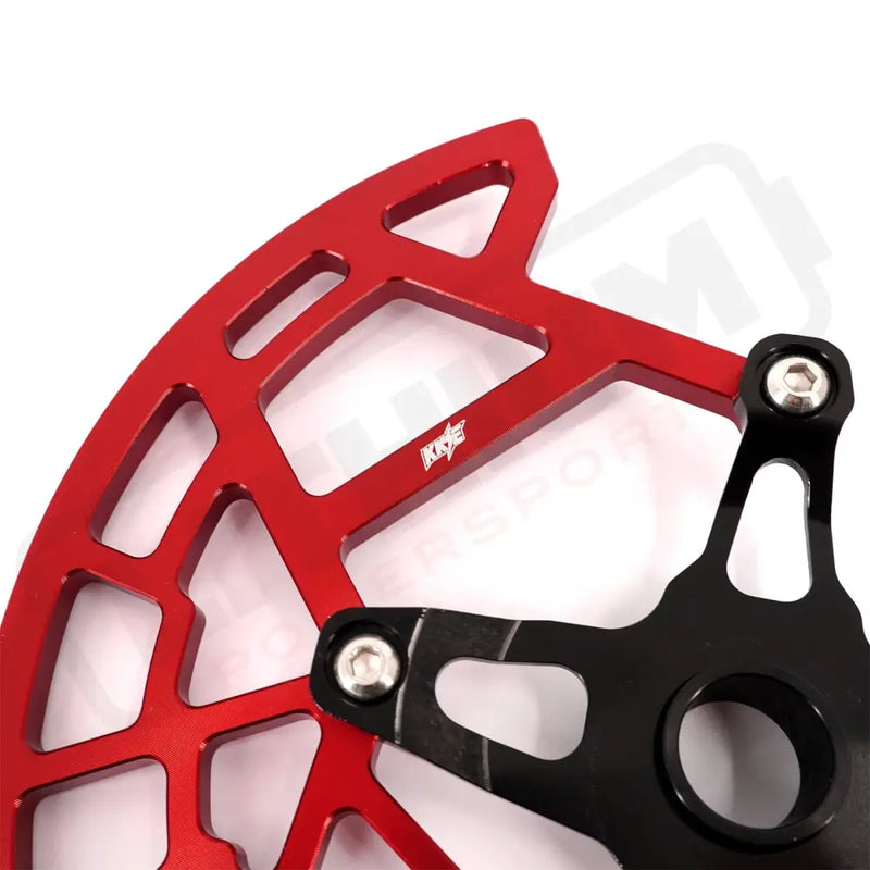 KKE Aluminum Front Brake Disc Guard Fit SURRON Light Bee-X and RAWRR Mantis Mantis X 2019-2024 (.) - E-Motor Parts