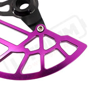 KKE Aluminum Front Brake Disc Guard Fit SURRON Light Bee-X and RAWRR Mantis Mantis X 2019-2024 (.) - E-Motor Parts