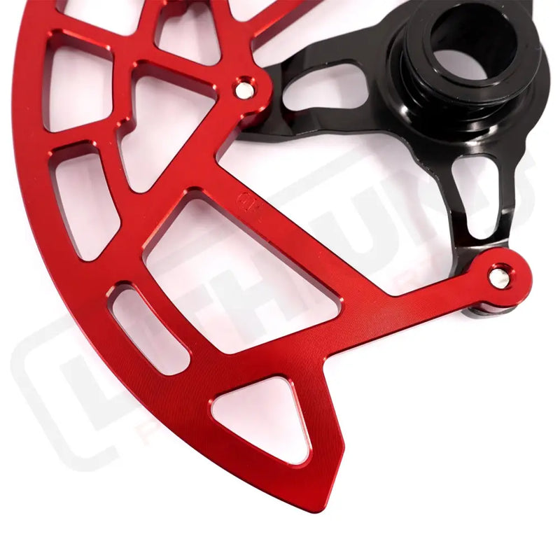 KKE Aluminum Front Brake Disc Guard Fit SURRON Light Bee-X and RAWRR Mantis Mantis X 2019-2024 (.) - E-Motor Parts