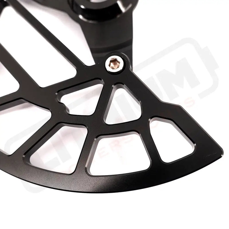 KKE Aluminum Front Brake Disc Guard Fit SURRON Light Bee-X and RAWRR Mantis Mantis X 2019-2024 (.) - E-Motor Parts