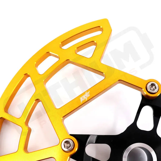 KKE Aluminum Front Brake Disc Guard Fit SURRON Ultra Bee 2023-2024 (.) - E-Motor Parts