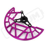 KKE Aluminum Front Brake Disc Guard Fit SURRON Ultra Bee 2023-2024 (.) - Purple - E-Motor Parts
