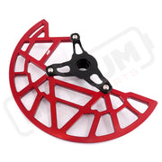 KKE Aluminum Front Brake Disc Guard Fit SURRON Ultra Bee 2023-2024 (.) - Red - E-Motor Parts