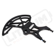 KKE Aluminum Rear Brake Disc Guard Fit Rawrr Mantis Mantis X Red and Black (Collective) - Black - Brakes