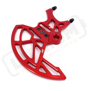 KKE Aluminum Rear Brake Disc Guard Fit Rawrr Mantis Mantis X Red and Black (Collective) - E-Motor Parts
