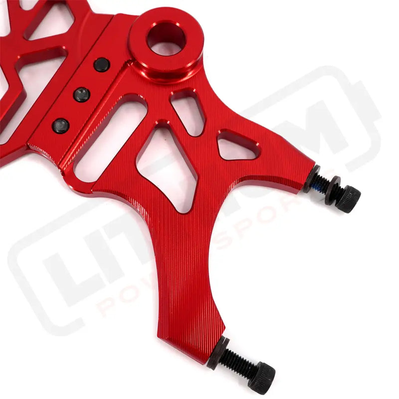 KKE Aluminum Rear Brake Disc Guard Fit Rawrr Mantis Mantis X Red and Black (Collective) - E-Motor Parts