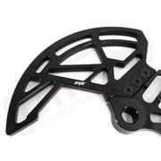 KKE Aluminum Rear Brake Disc Guard Fit Rawrr Mantis Mantis X Red and Black (Collective) - E-Motor Parts