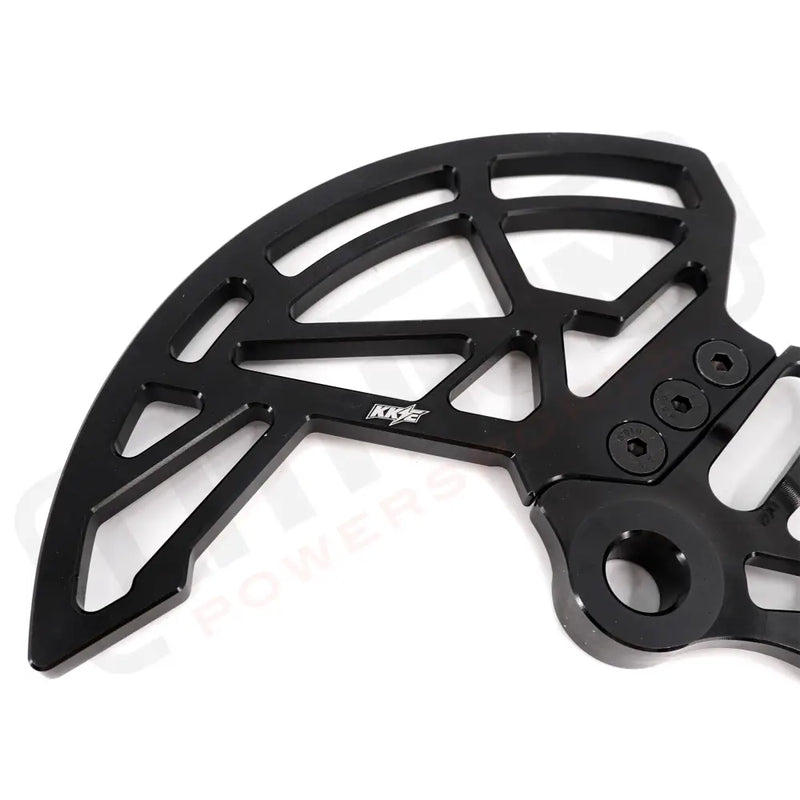 KKE Aluminum Rear Brake Disc Guard Fit Rawrr Mantis Mantis X Red and Black (Collective) - E-Motor Parts