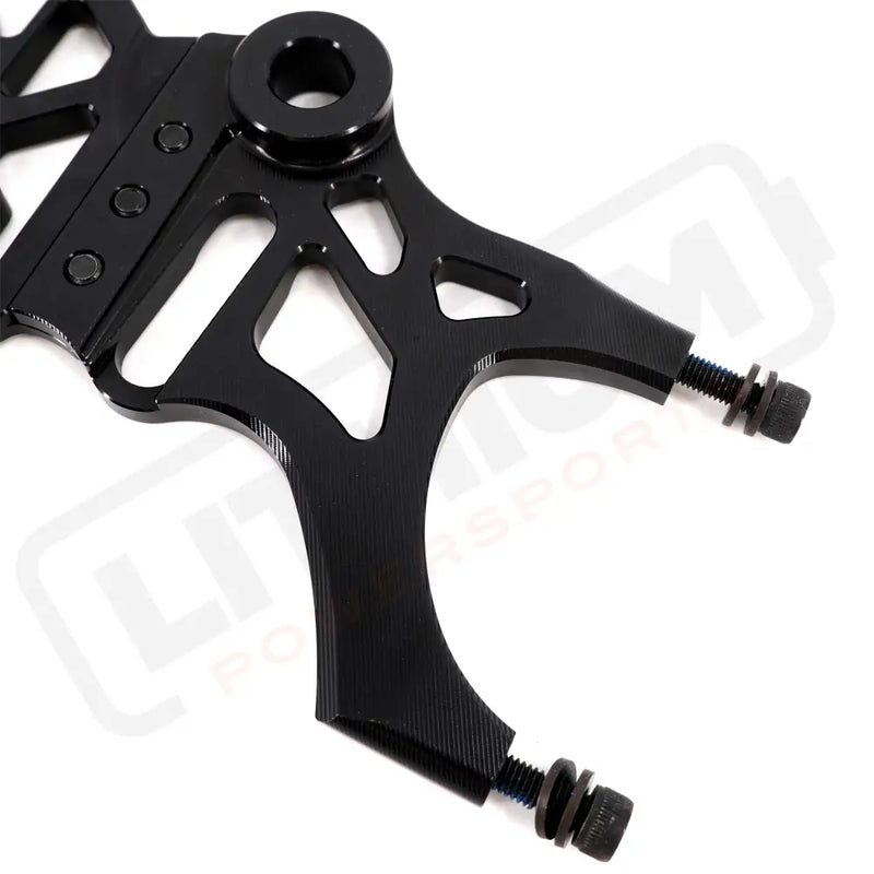KKE Aluminum Rear Brake Disc Guard Fit Rawrr Mantis Mantis X Red and Black (Collective) - E-Motor Parts