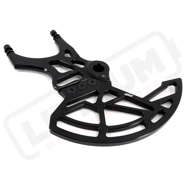 KKE Aluminum Rear Brake Disc Guard Fit Rawrr Mantis Mantis X Red and Black (Collective) - E-Motor Parts