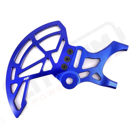 KKE Aluminum Rear Brake Disc Guard Fit SURRON Light Bee X E-Ride Pro SS (.) - Blue - E-Motor Parts