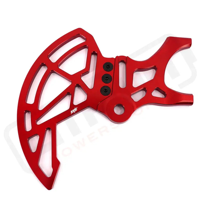 KKE Aluminum Rear Brake Disc Guard Fit SURRON Light Bee X E-Ride Pro SS (.) - Red - E-Motor Parts