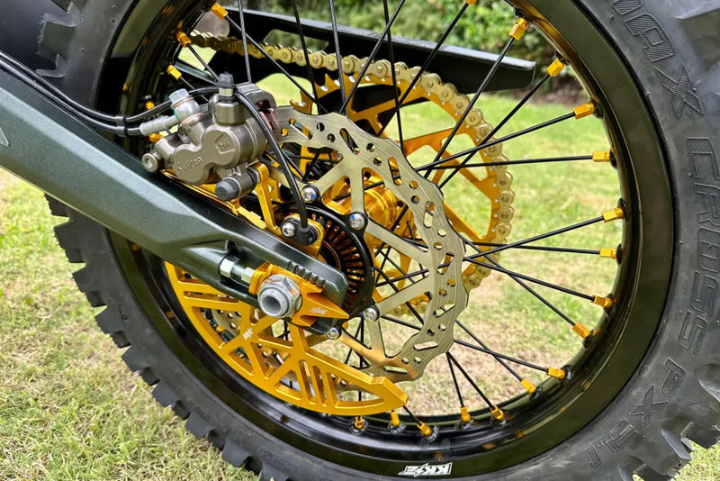 KKE Aluminum Rear Brake Disc Guard Fit SURRON Ultra Bee 2023-2024 (.) - E-Motor Parts