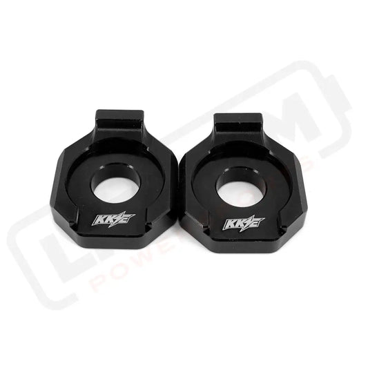 KKE Axle Chain Adjuster Blocks Fit Rawrr Mantis Mantis X Black and Red Chain Tensioner