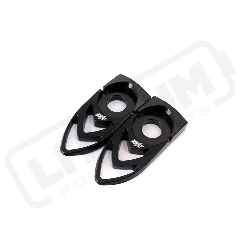 KKE Axle Chain Adjuster Blocks Fit Surron Light Bee X ERide Pro SS Talaria MX3/MX4 - Black - E-Motor Parts