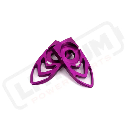 KKE Axle Chain Adjuster Blocks Fit Surron Light Bee X ERide Pro SS Talaria MX3/MX4 - Purple - E-Motor Parts