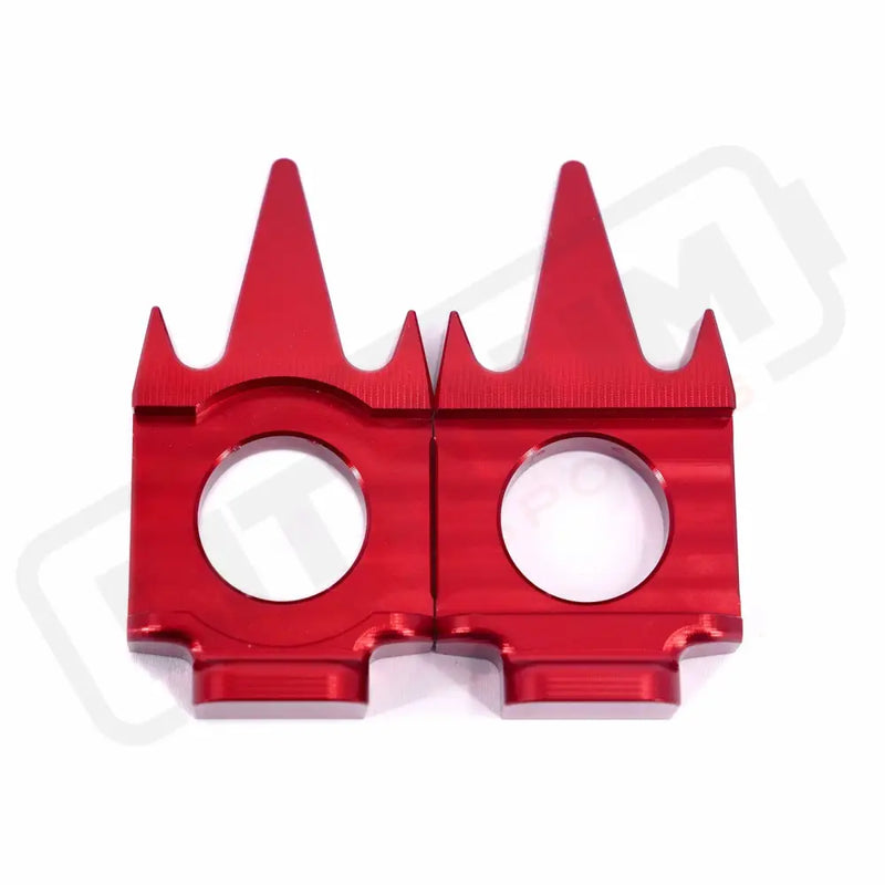 KKE Axle Chain Adjuster Blocks Fit SURRON Ultra Bee 2023-2024 (.) - Red - E-Motor Parts