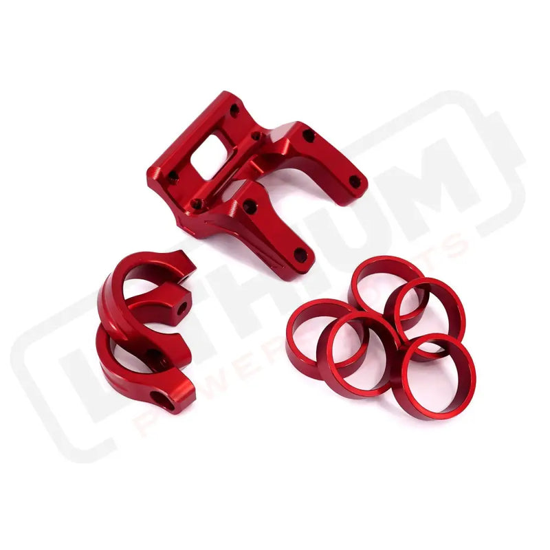 KKE Black Handlebar Risers Kit Fit Surron Light Bee X - Lithium Powersports