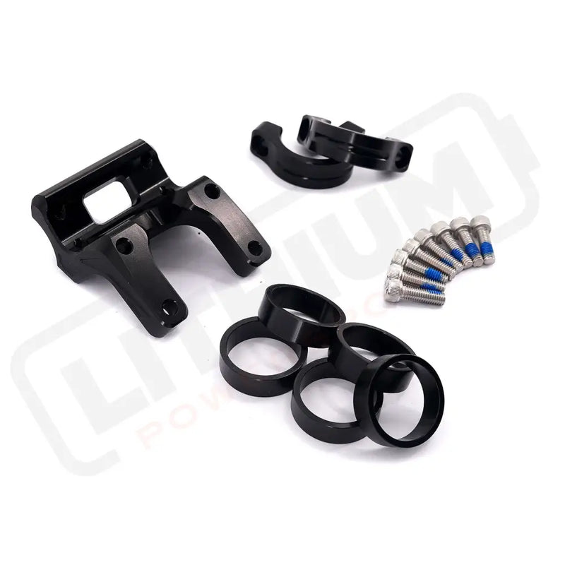 KKE Black Handlebar Risers Kit Fit Surron Light Bee X - Lithium Powersports