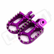 KKE ERide Pro SS 2024 Footpegs Billet Foot Rest Electric Bike Different Colors Optional - Purple - CNC BILLET FOOTPEGS