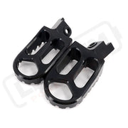 KKE Footpegs Billet Foot Rest For Rawrr Mantis Mantis X Red and Black - Footpegs