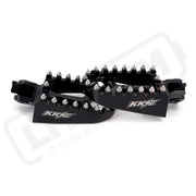 KKE Footpegs Billet Foot Rest For Rawrr Mantis Mantis X Red and Black - Footpegs