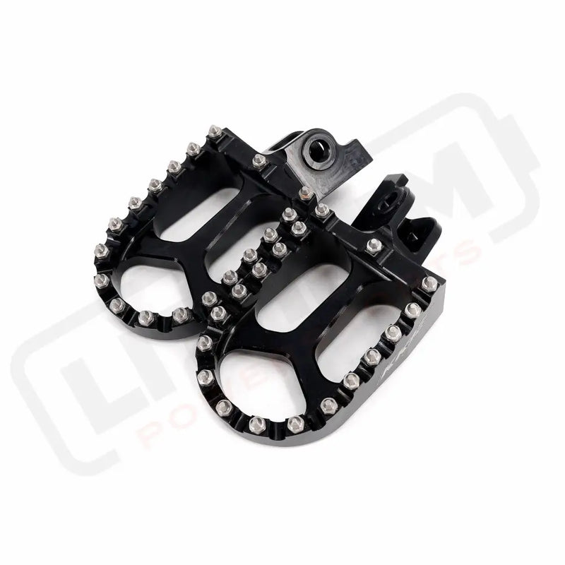 KKE Footpegs Billet Foot Rest For Rawrr Mantis Mantis X Red and Black - E-Motor Parts