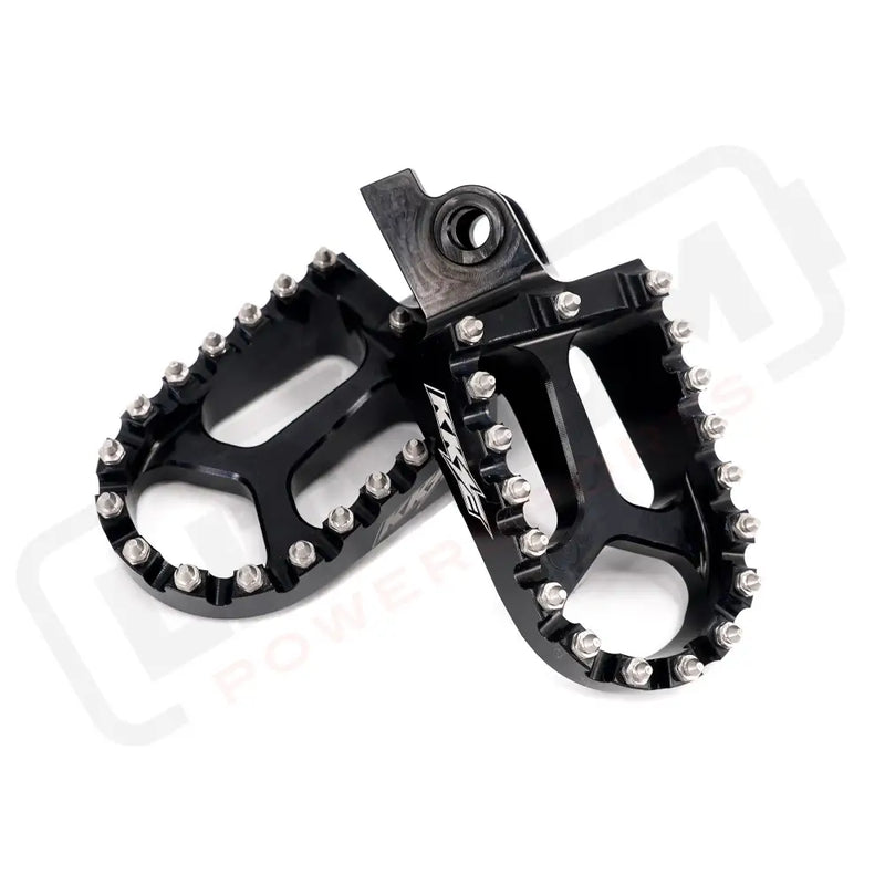 KKE Footpegs Billet Foot Rest For Rawrr Mantis Mantis X Red and Black - E-Motor Parts