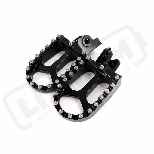 KKE Footpegs Billet Foot Rest For Rawrr Mantis Mantis X Red and Black - E-Motor Parts