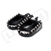 KKE Footpegs Billet Foot Rest For Rawrr Mantis Mantis X Red and Black - E-Motor Parts