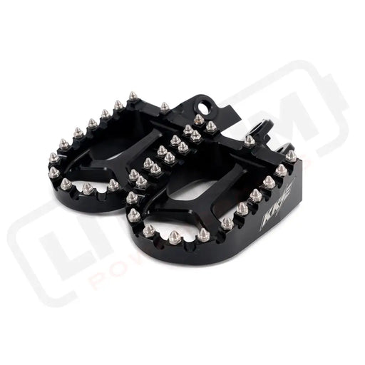 KKE Footpegs Billet Foot Rest For Rawrr Mantis Mantis X Red and Black - E-Motor Parts