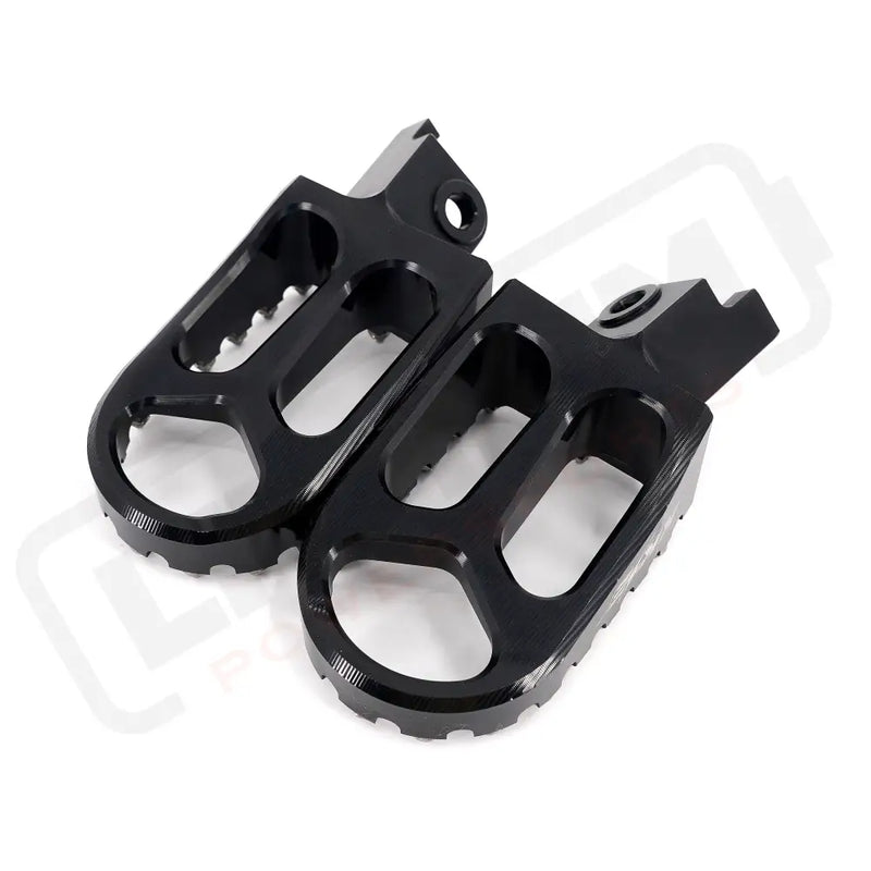KKE Footpegs Billet Foot Rest For Rawrr Mantis Mantis X Red and Black - E-Motor Parts