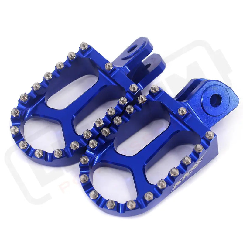 KKE Footpegs Billet Foot Rest For Segway X160 X260 SurRon Light Bee-X (.) - Blue - E-Motor Parts