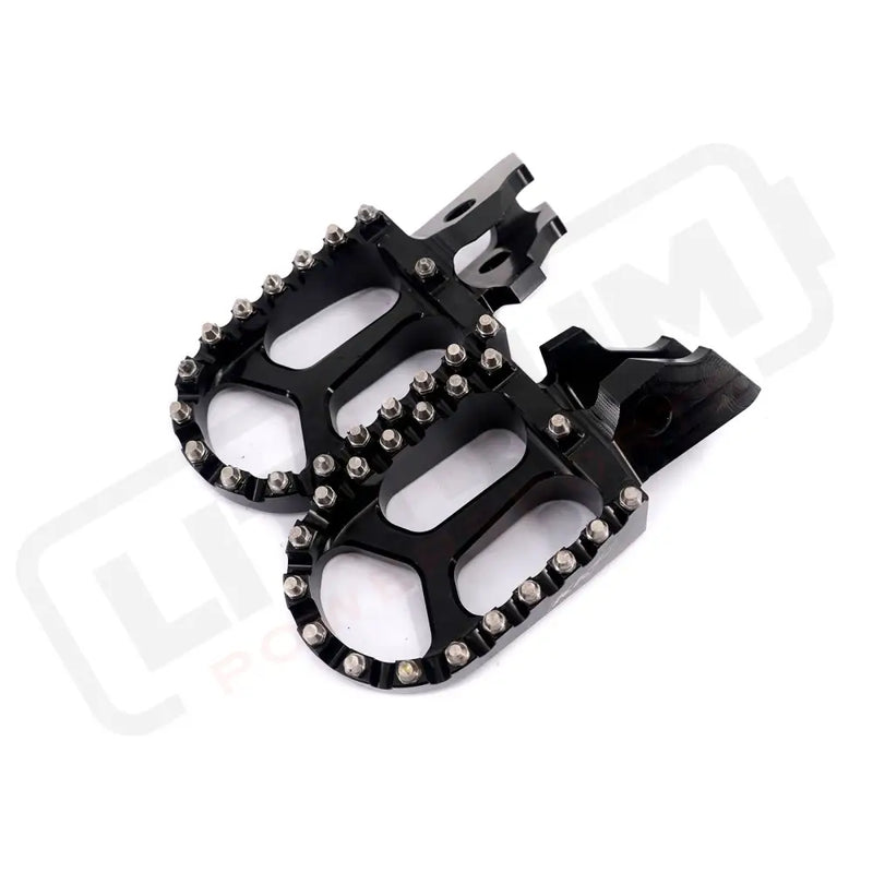 KKE Footpegs Billet Foot Rest For SurRon Ultra Bee 2023-2024 E-Bike (.) - Black - E-Motor Parts