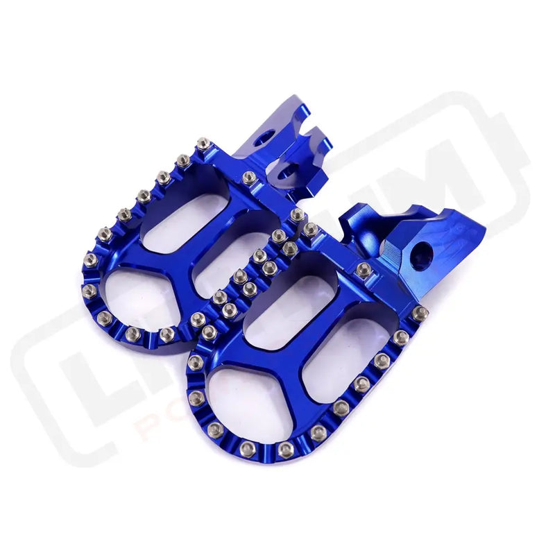 KKE Footpegs Billet Foot Rest For SurRon Ultra Bee 2023-2024 E-Bike (.) - Blue - E-Motor Parts