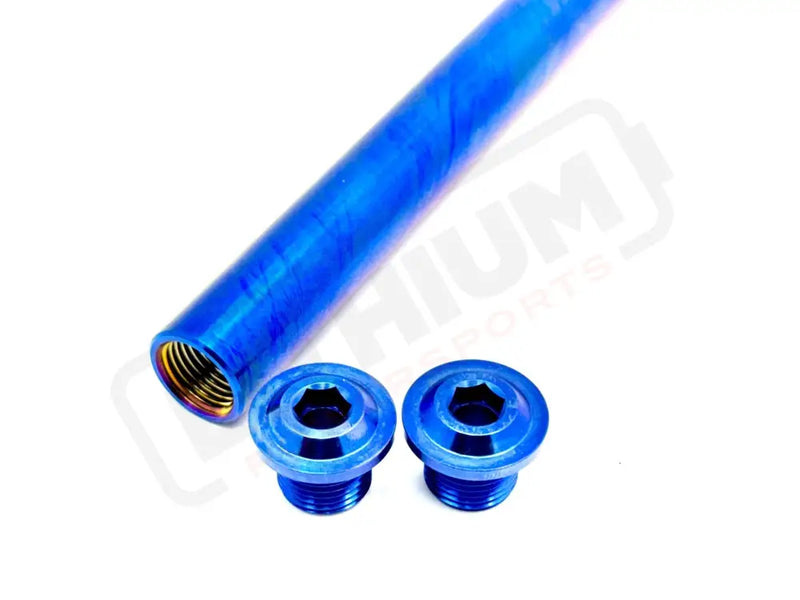 KKE Fork Custom Titanium Axle and Two Axle End-Bolts - Titanium Bolts