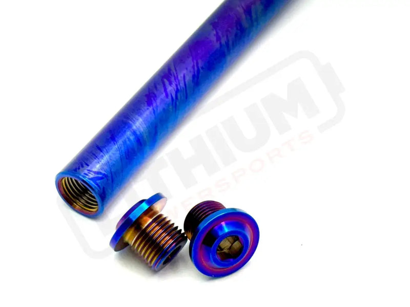 KKE Fork Custom Titanium Axle and Two Axle End-Bolts - Titanium Bolts