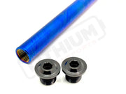 KKE Fork Custom Titanium Axle and Two Axle End-Bolts - Titanium Bolts