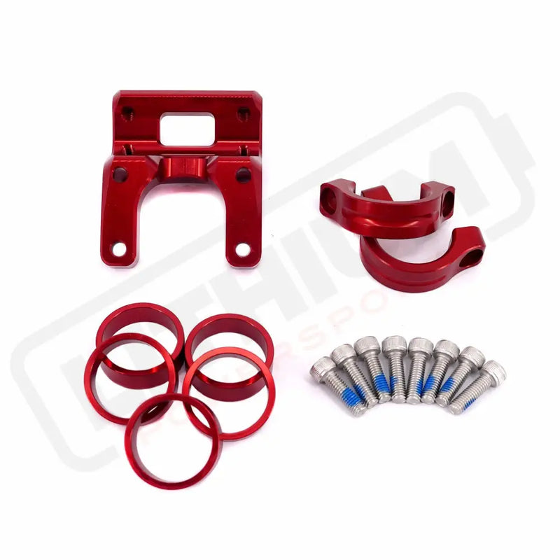 KKE Handlebar Risers Fit Surron Light Bee X Rawrr Mantis/Mantis X E-Ride Pro SS Talaria Sting MX3/MX4 (.) - Red