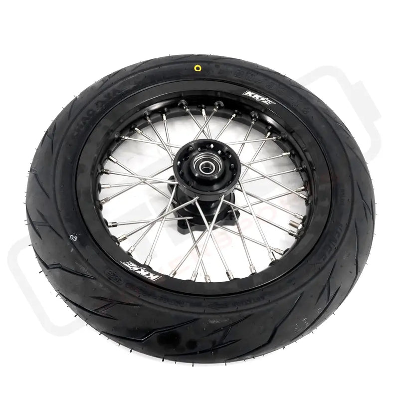 KKE Rawrr Mantis X 2024-2025 1.85*12’‘ & 2.15*12’‘ E-Bike Mini Wheels Kit with Tires Fit Black - Motorcycle Rims &