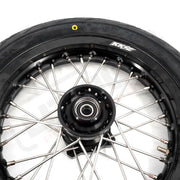 KKE Rawrr Mantis X 2024-2025 1.85*12’‘ & 2.15*12’‘ E-Bike Mini Wheels Kit with Tires Fit Black - Motorcycle Rims &