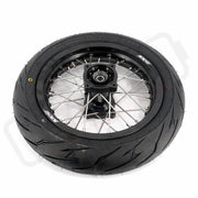 KKE Rawrr Mantis X 2024-2025 1.85*12’‘ & 2.15*12’‘ E-Bike Mini Wheels Kit with Tires Fit Black - Motorcycle Rims &