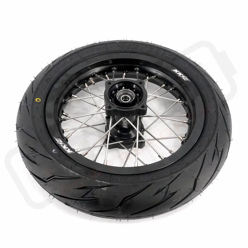KKE Rawrr Mantis X 2024-2025 1.85*12’‘ & 2.15*12’‘ E-Bike Mini Wheels Kit with Tires Fit Black - Motorcycle Rims &